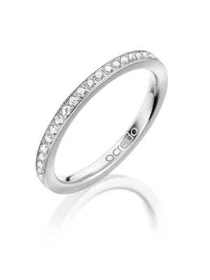 14K Palladium White Gold Diamond Band 1/4 ct. tw G/Si1