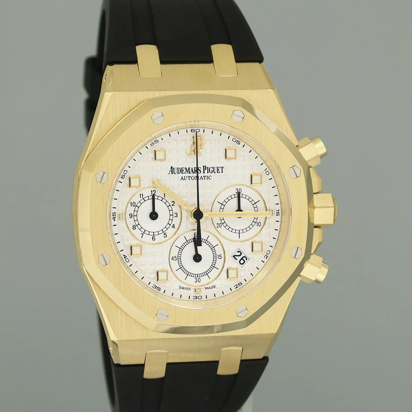 2025 Service Papers Audemars Piguet Royal Oak 26022BA Yellow Gold 39mm Watch Box