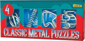 4 Classic Metal Puzzles