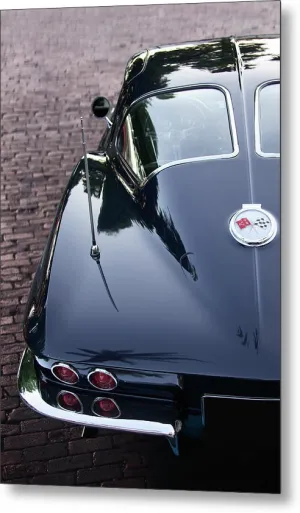 63 Split Window  Corvette Metal Print
