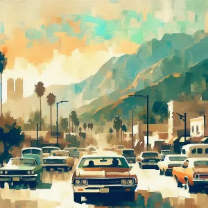 70s retro wall art