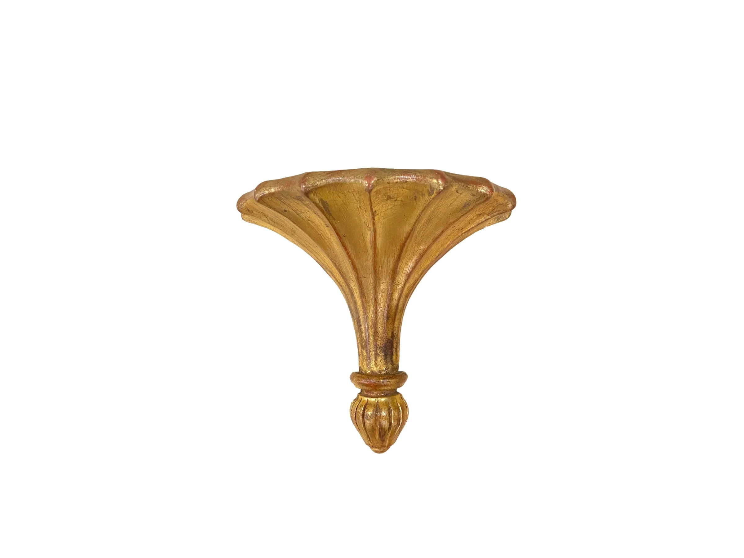 A Pair, Vintage Gold Gilded Brackets