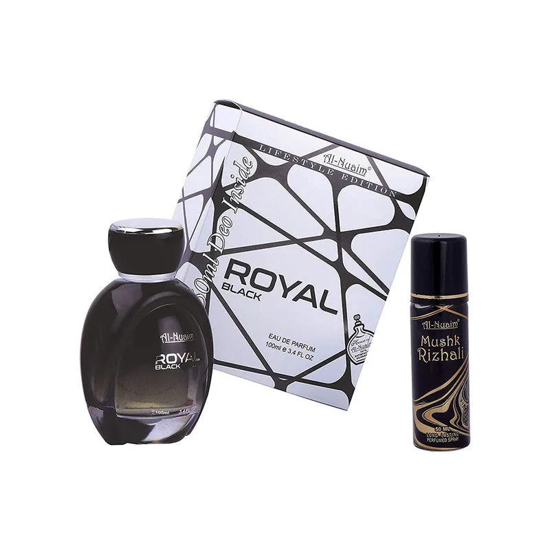 Al-Nuaim Royal Black Eau De Parfum Luxury Parfum 100ML