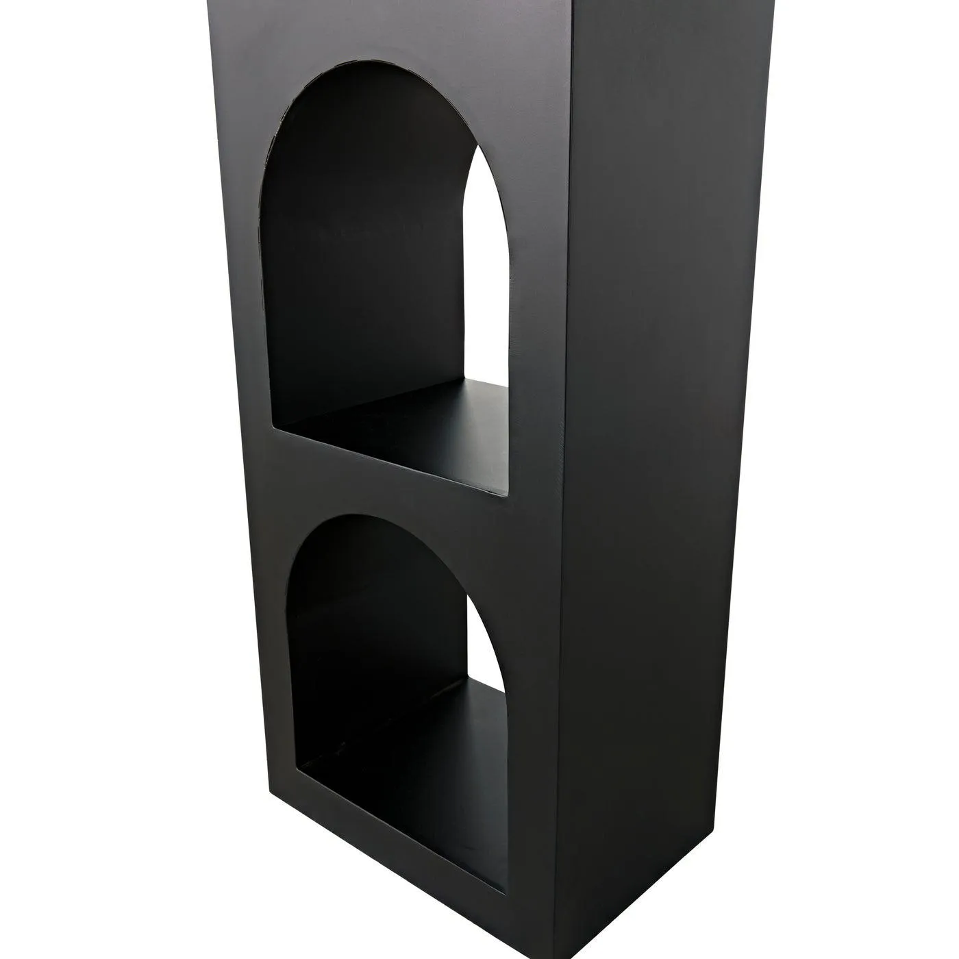 Aqueduct Bookcase, C, Black Metal