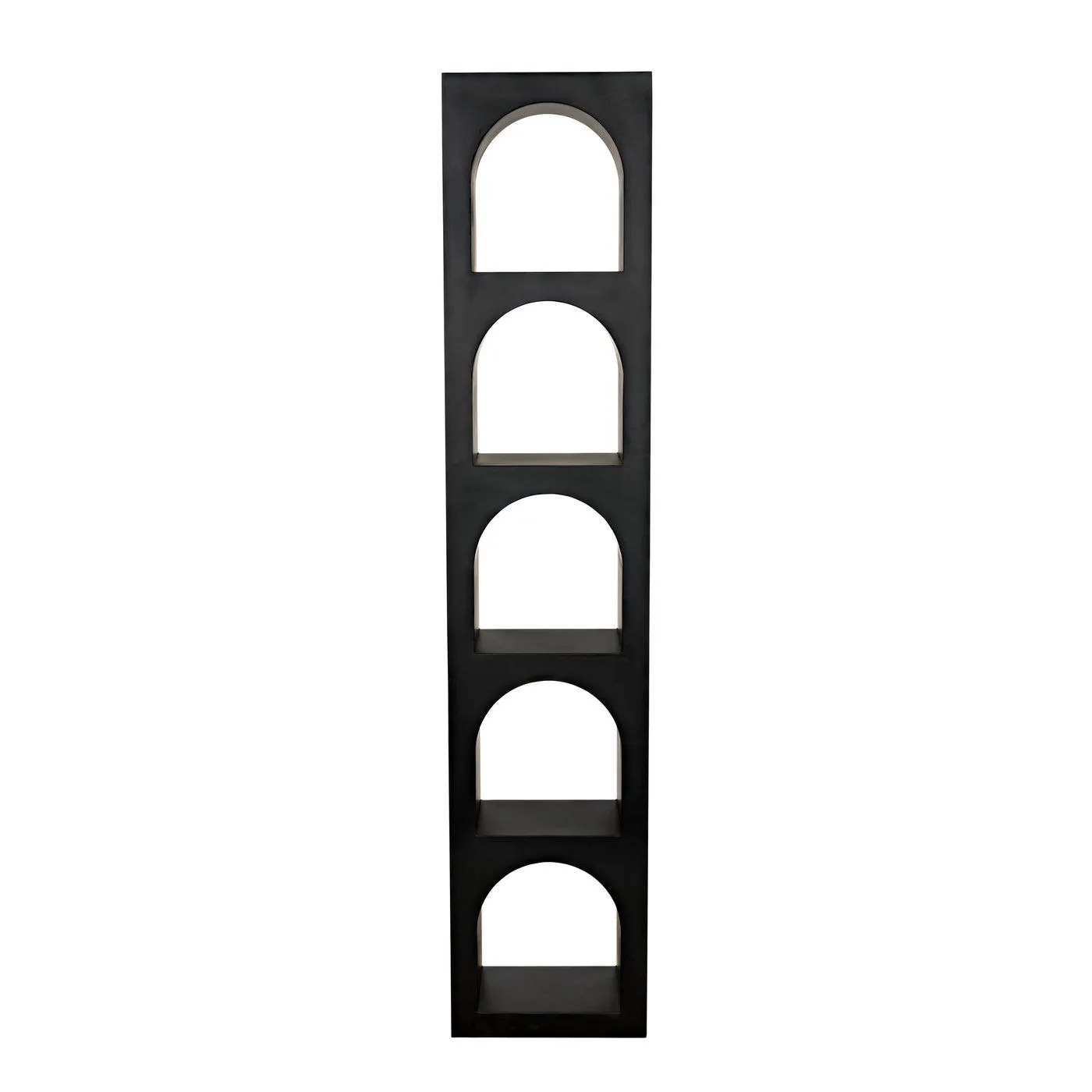 Aqueduct Bookcase, C, Black Metal