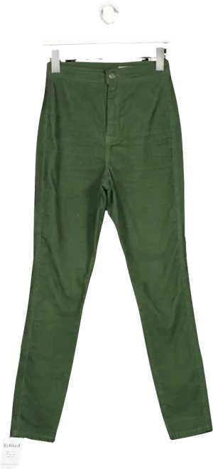 ASOS Green Skinny Corduroy Jeans W26