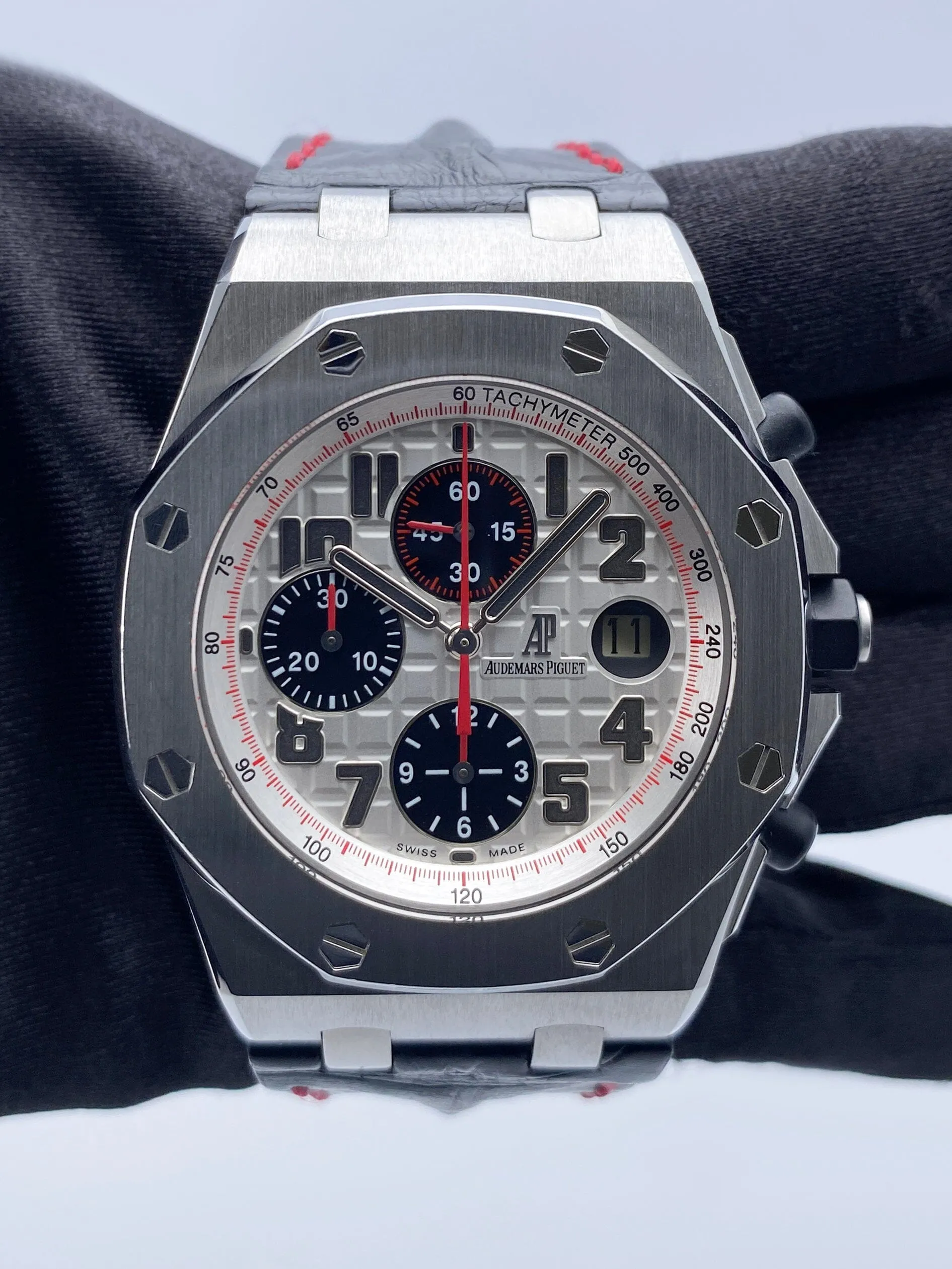 Audemars Piguet Royal Oak Offshore 26170ST Panda Dial Mens Watch With Papers