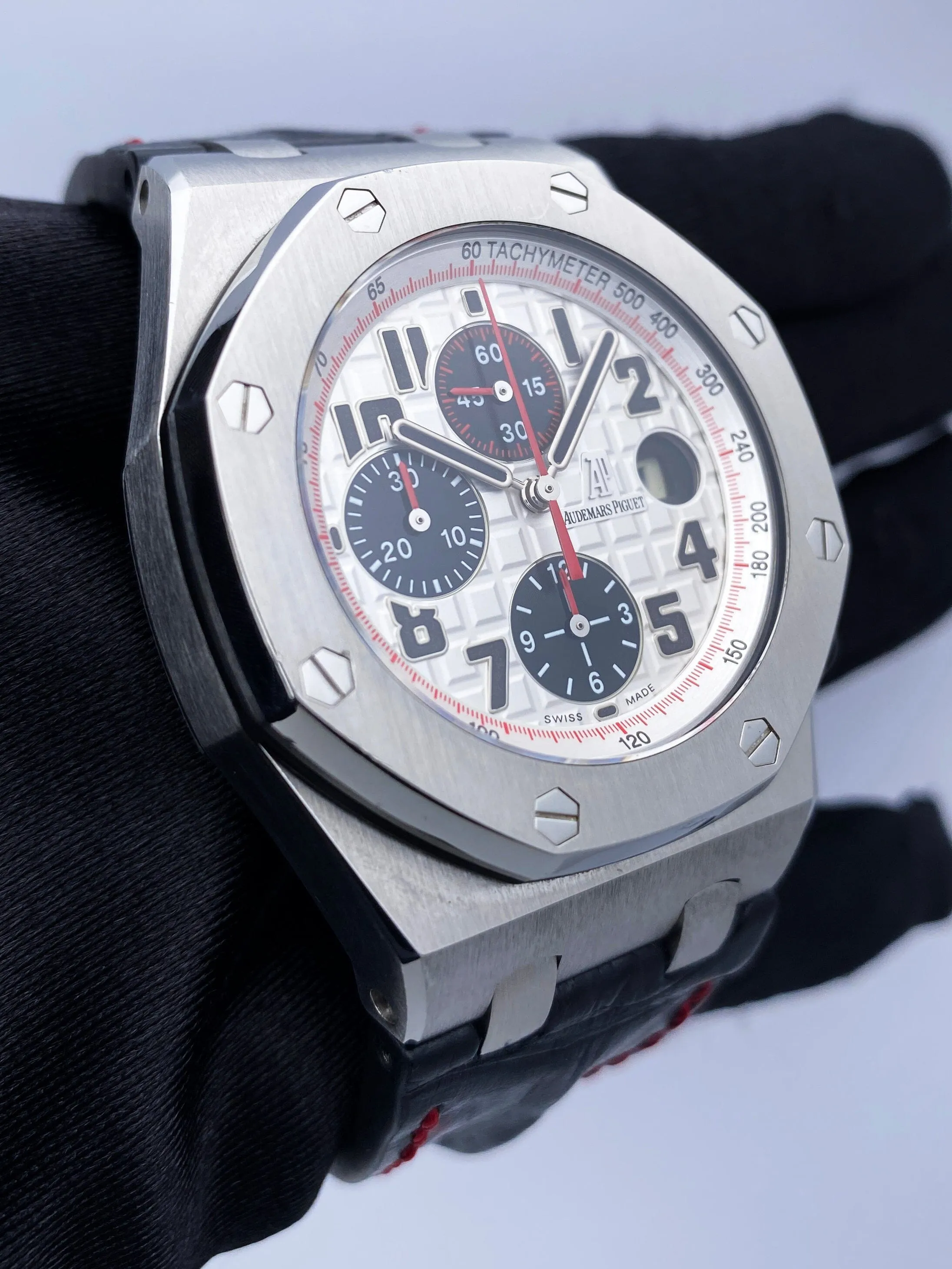 Audemars Piguet Royal Oak Offshore 26170ST Panda Dial Mens Watch With Papers