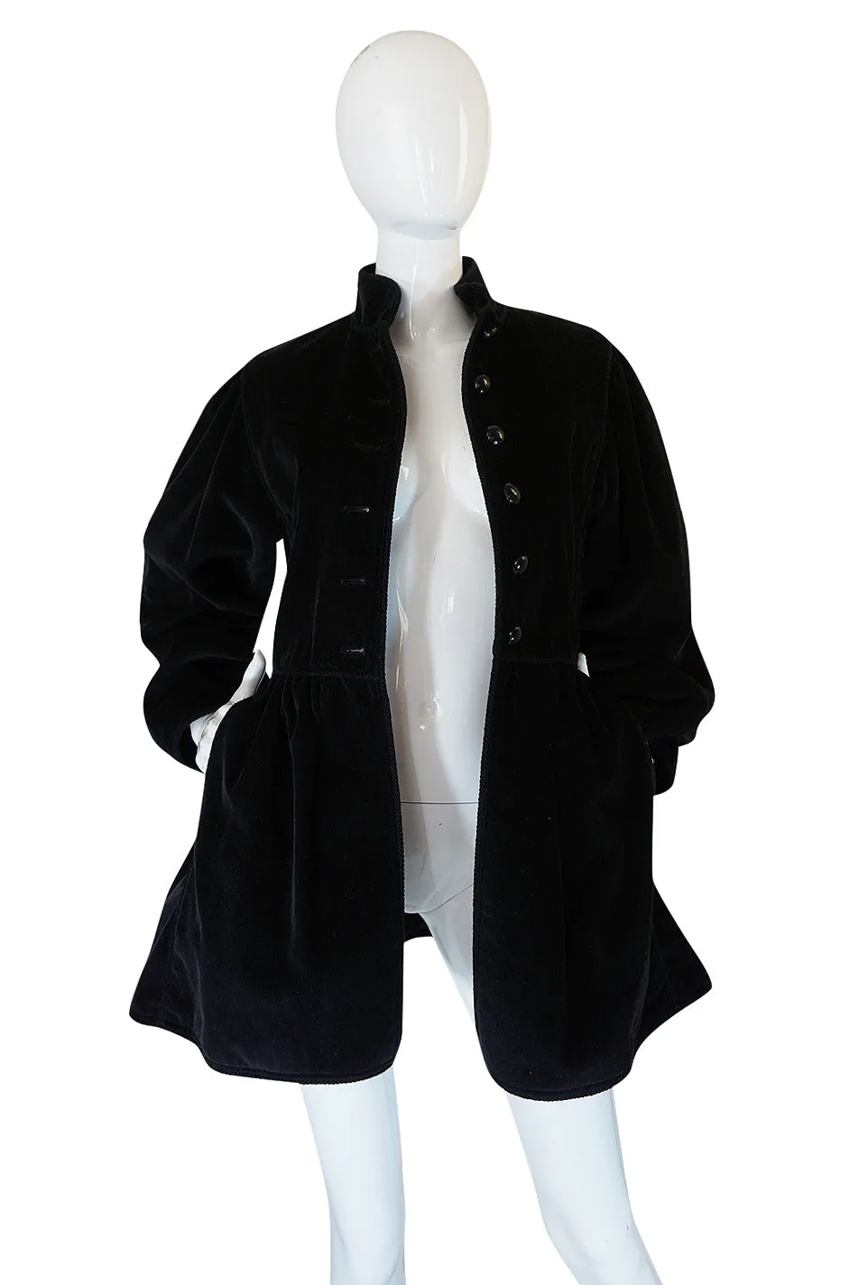 A/W 1976-1977 Yves Saint Laurent Corduroy Russian Collection Coat