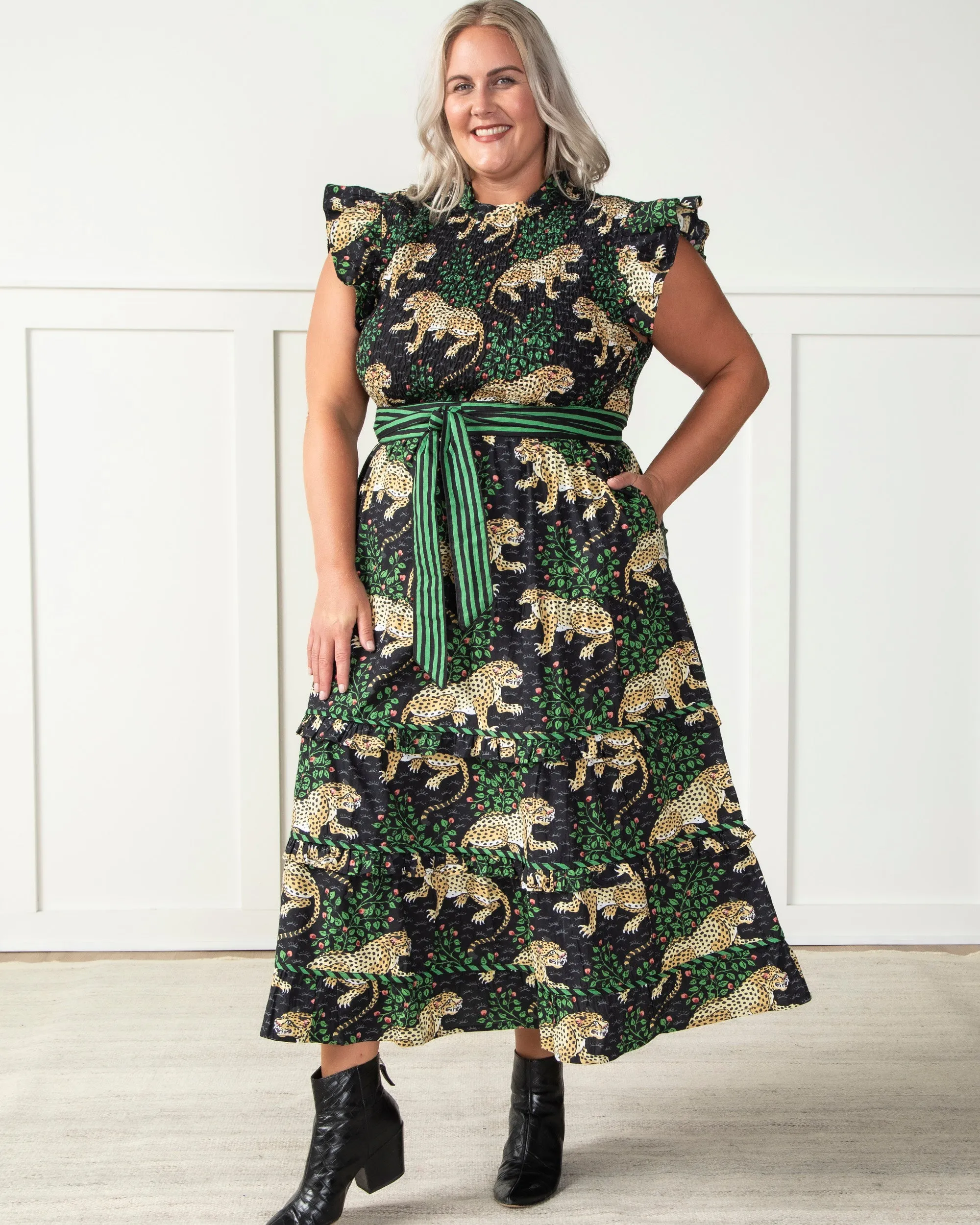 Bagheera - Ready to Ruffle Dress - Ink