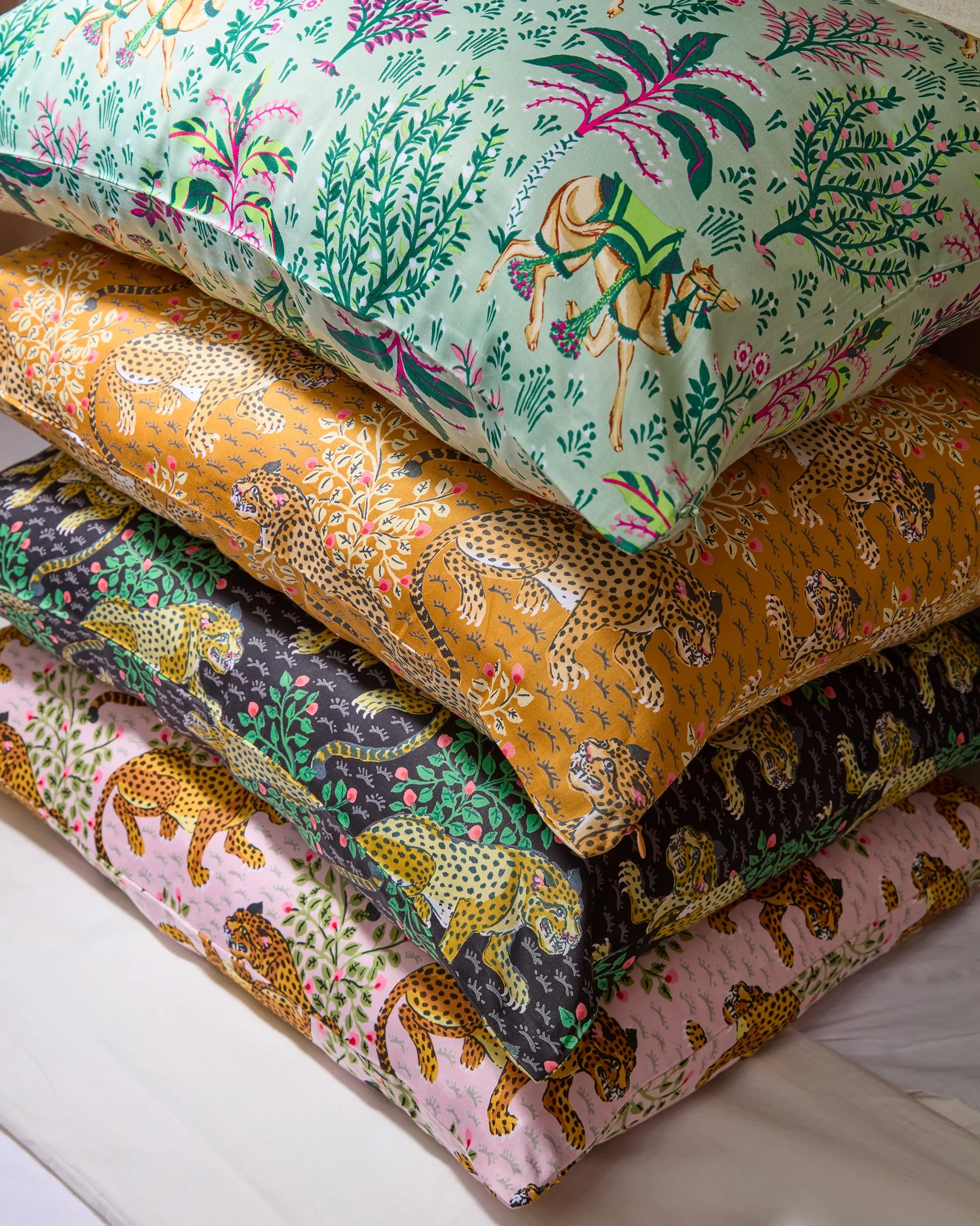 Bagheera - Satin Pillowcase - Tobacco