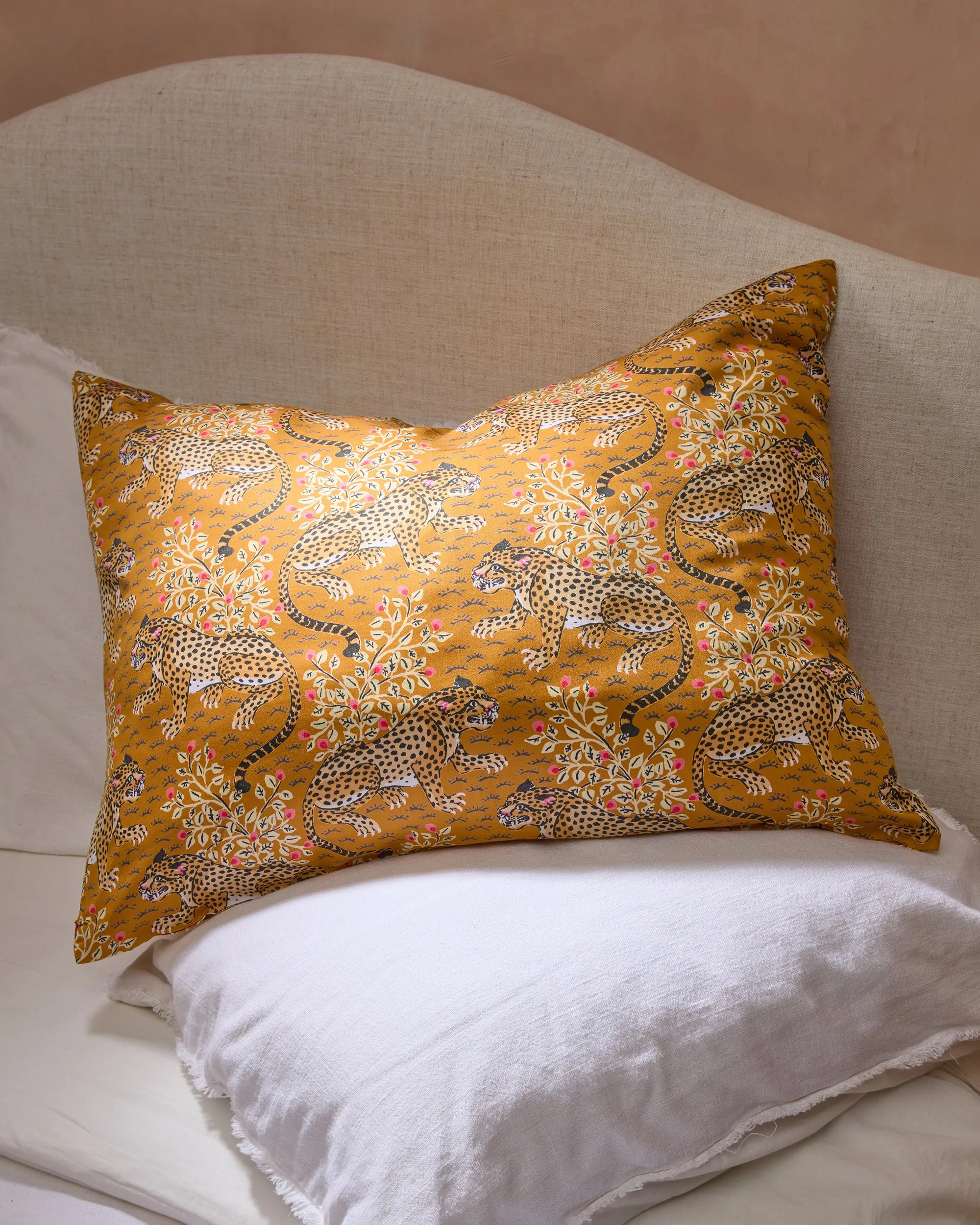 Bagheera - Satin Pillowcase - Tobacco