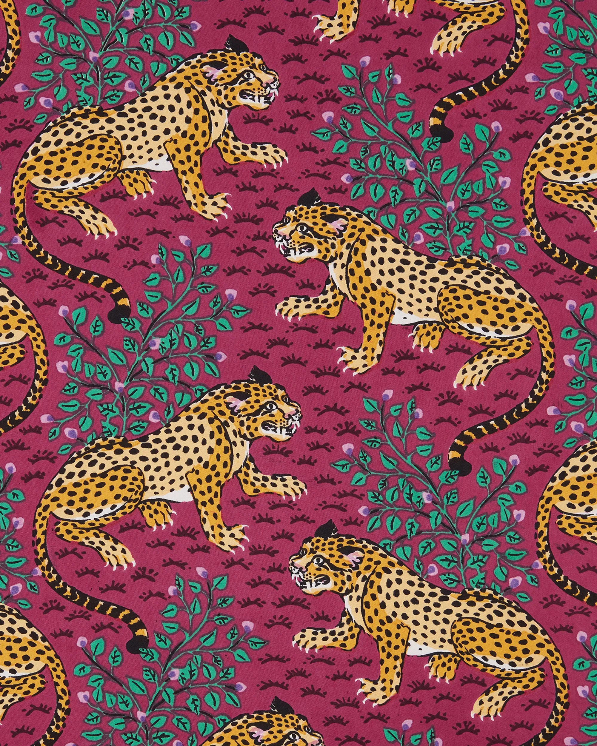 Bagheera - Satin Robe - Wine