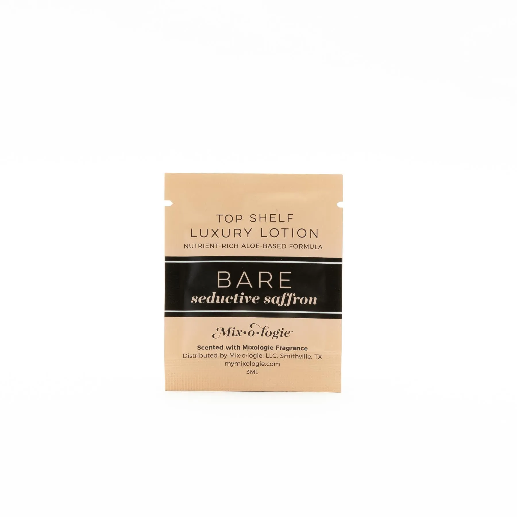 Bare (Seductive Saffron) - Top Shelf Luxury Lotion Sample
