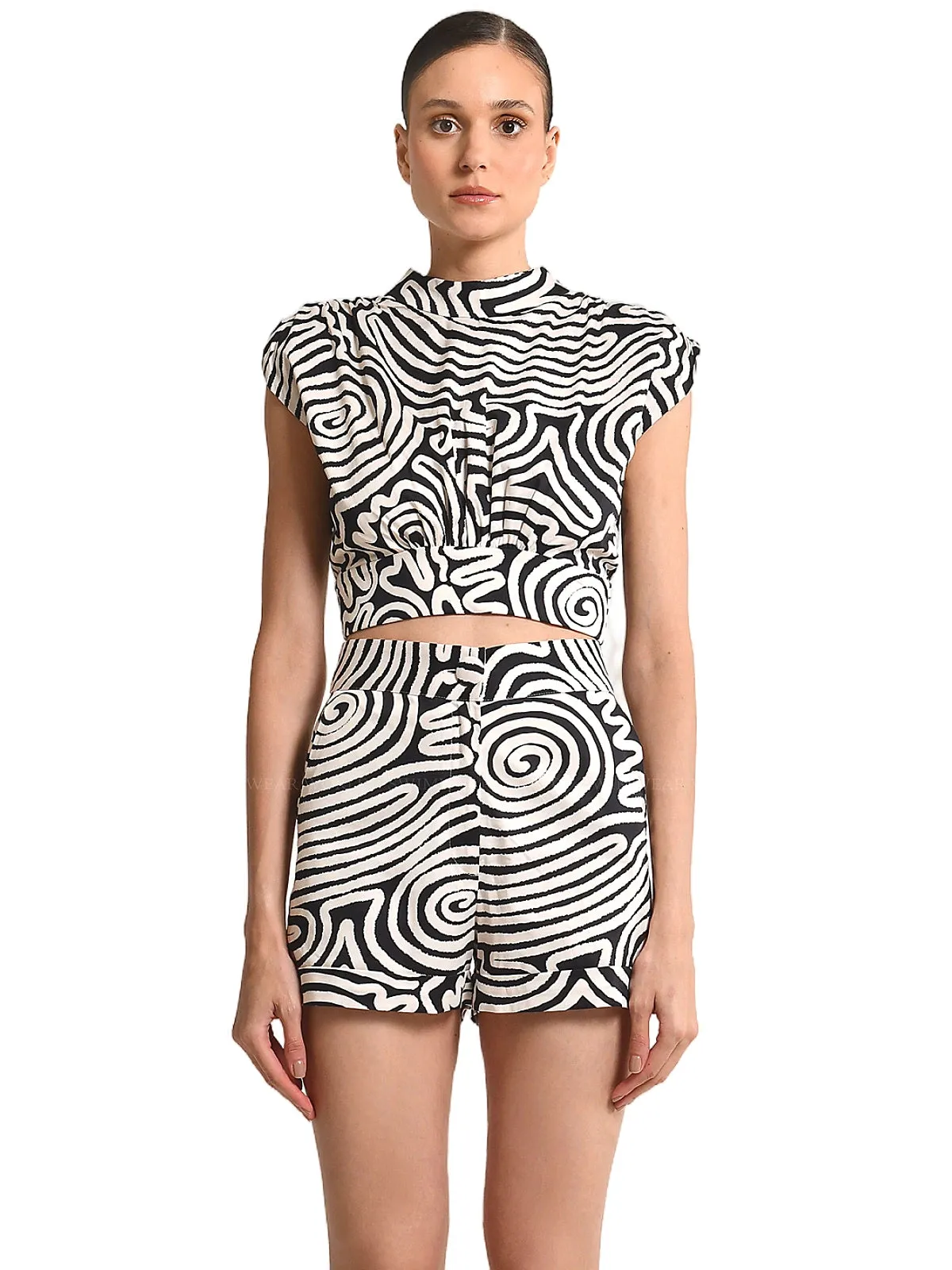 Bea Blouse-Zia Short ::RET