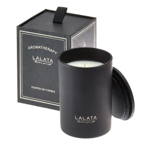 Black Candle - Scented Coconut Mango Amber