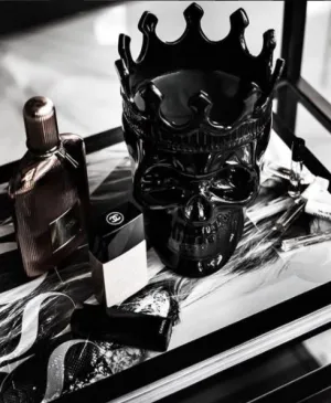 Black Dantés Skull Candle -  Monte Cristo