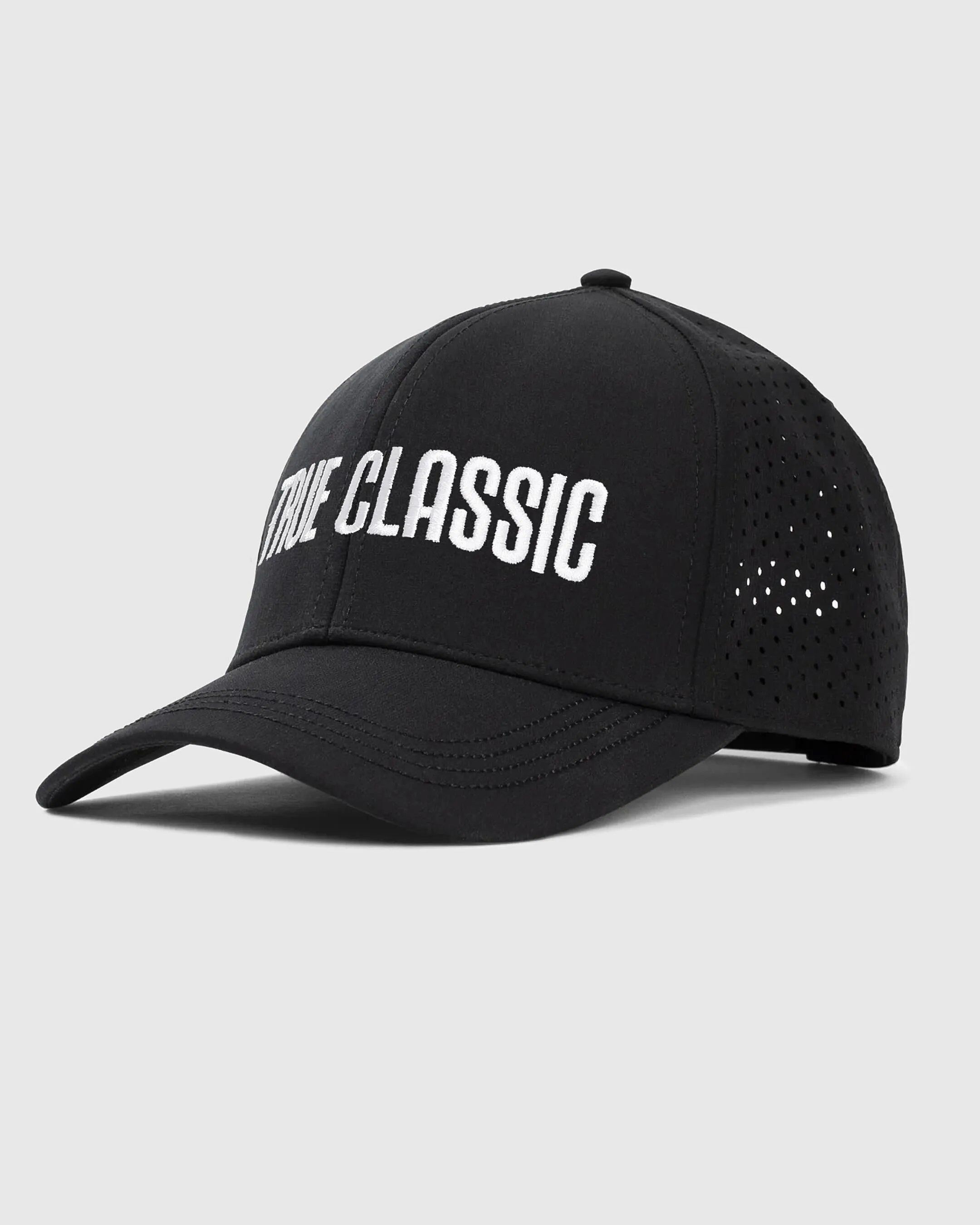 Black Embroidered True Classic Hat