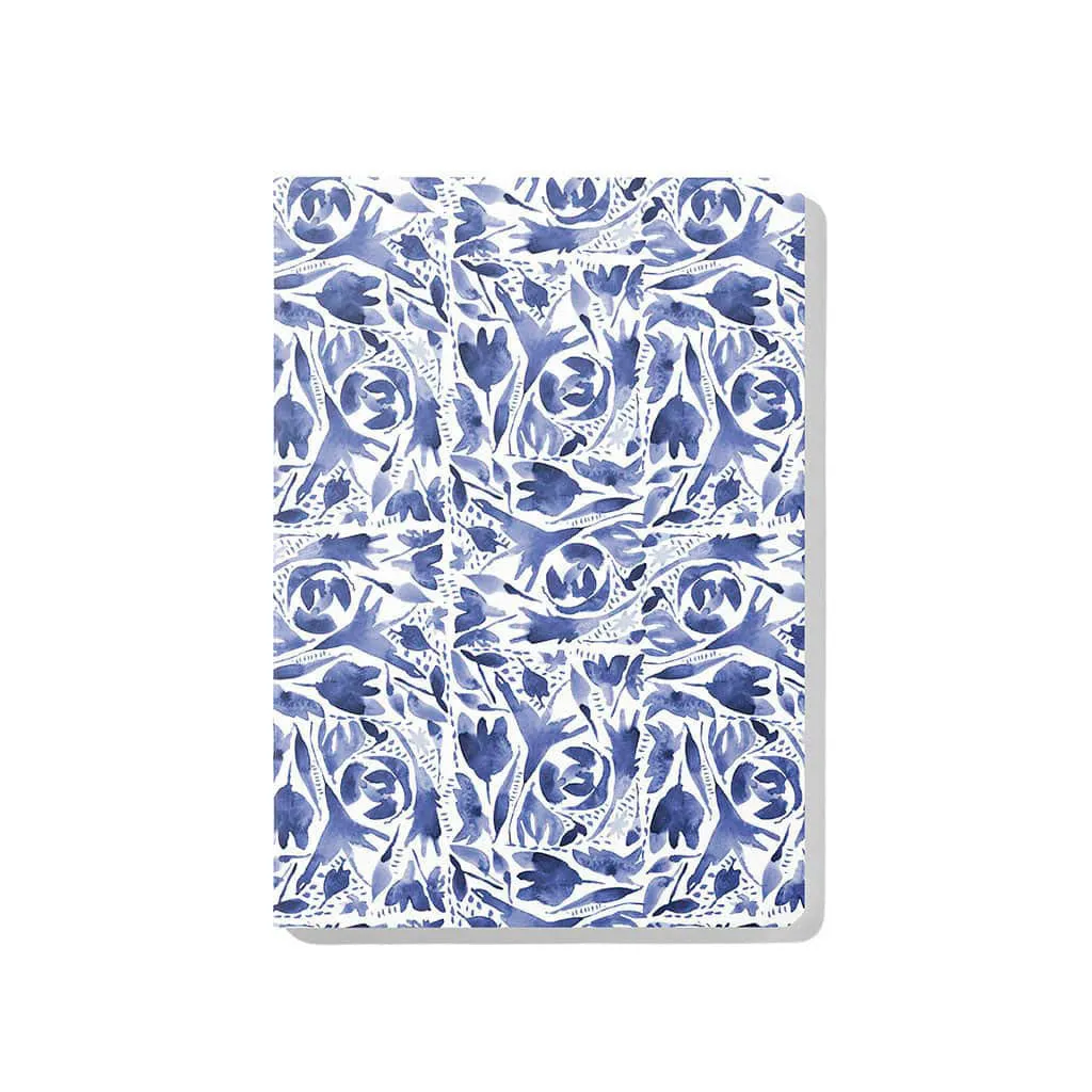 Blue & White Notebook Set