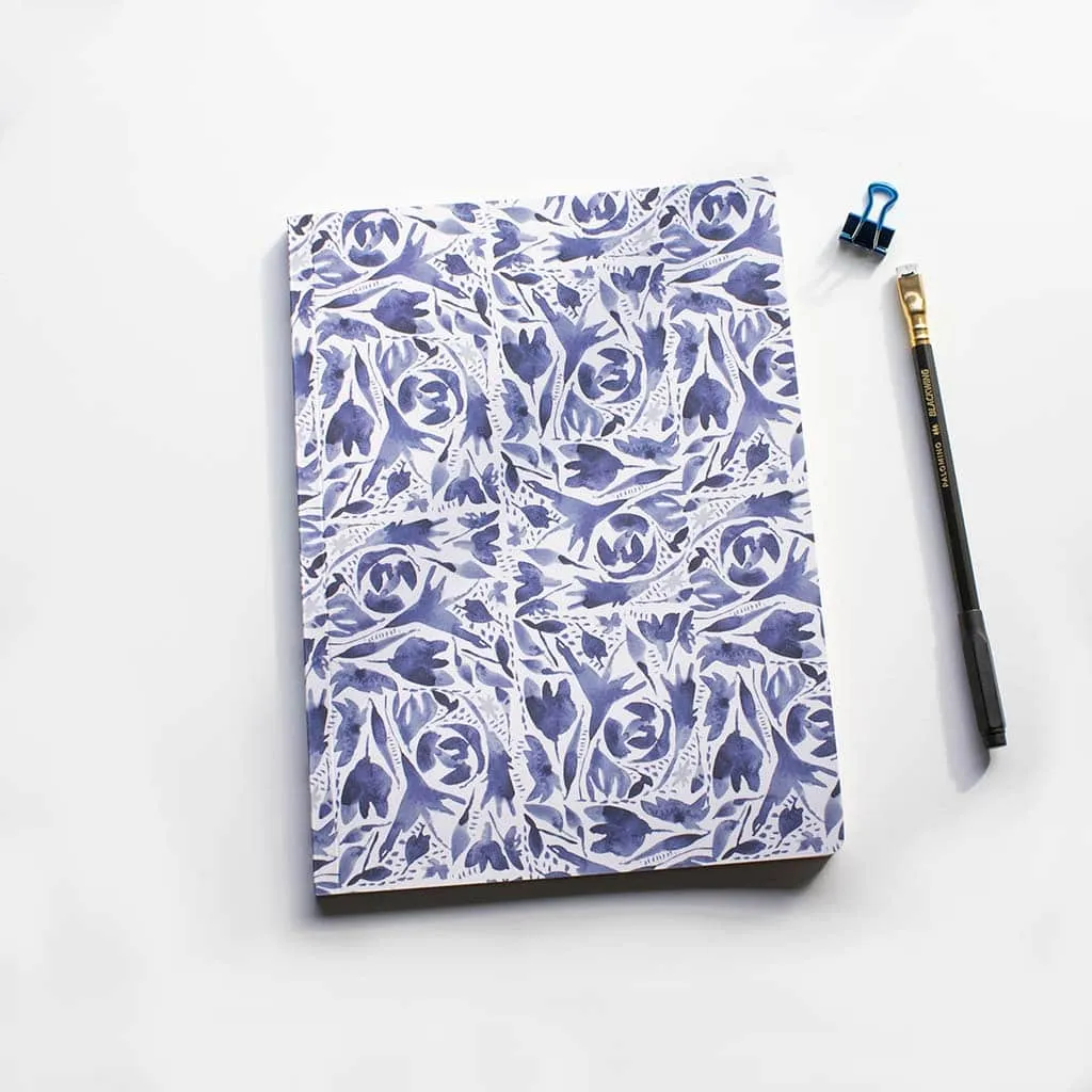 Blue & White Notebook Set