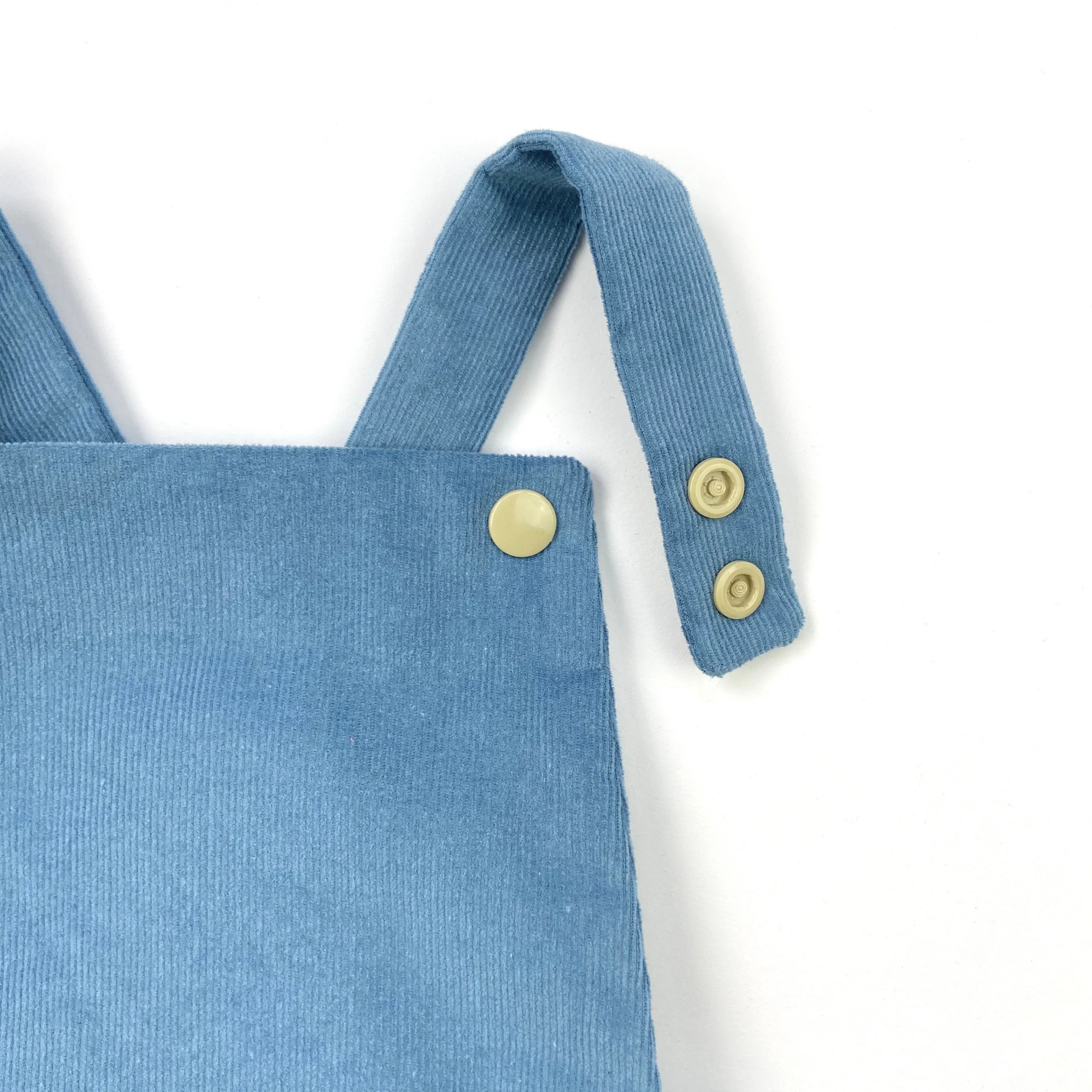 Blueberry Baby Needlecord Short Romper