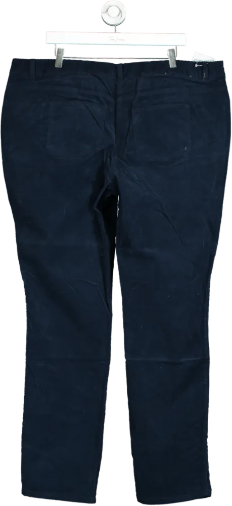 Boden Navy Corduroy Trousers UK 22L