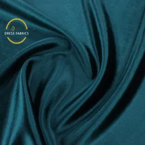 Bonded Prada Velvet Fabric Bottle Green 140 cm