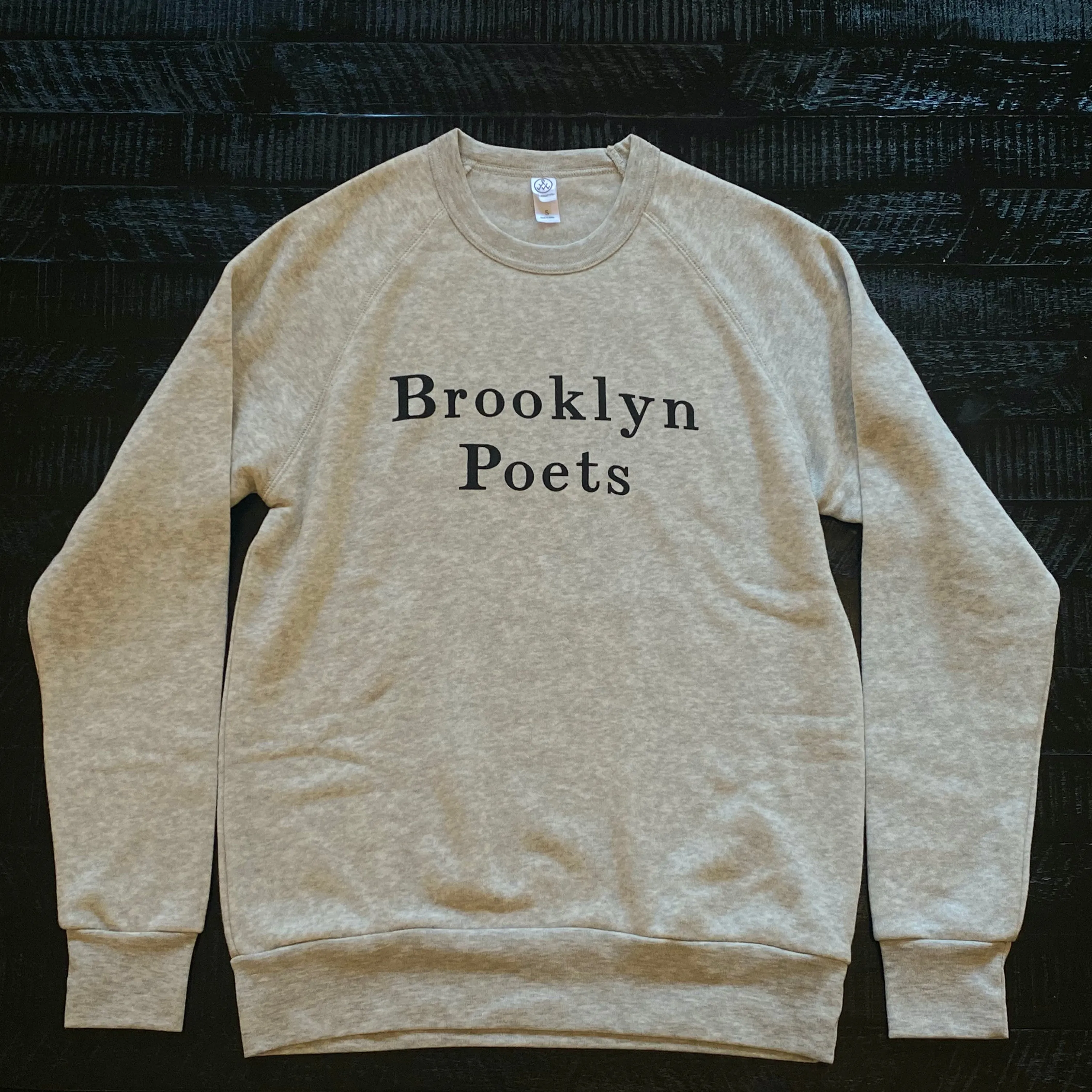 Brooklyn Poets Logo Sweatshirt: Light Grey