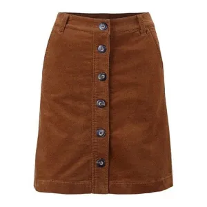 CABI #3755 Corduroy University Skirt Toffee sz 4 Women's