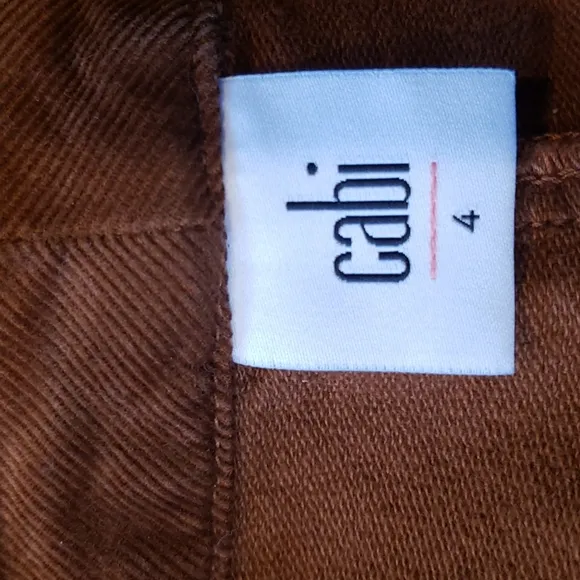 CABI #3755 Corduroy University Skirt Toffee sz 4 Women's