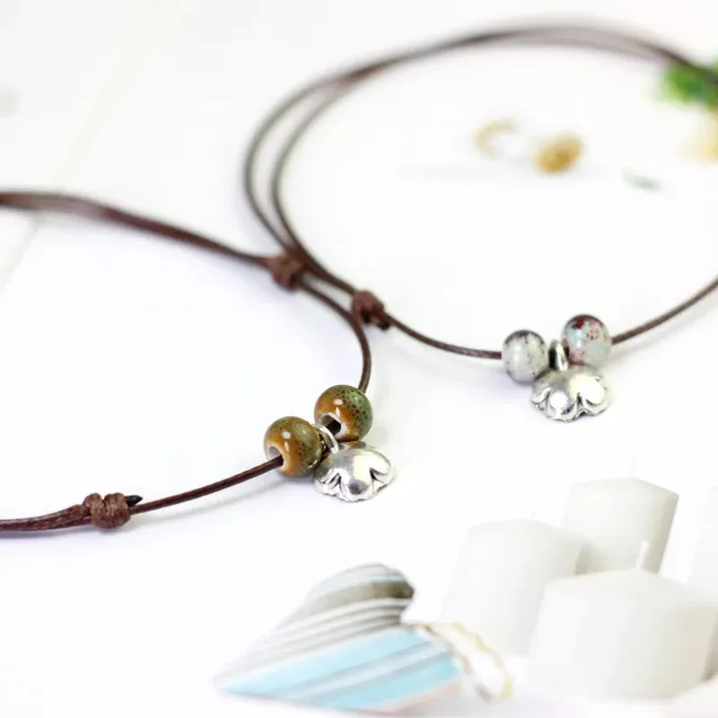 Ceramic Beads Anklet