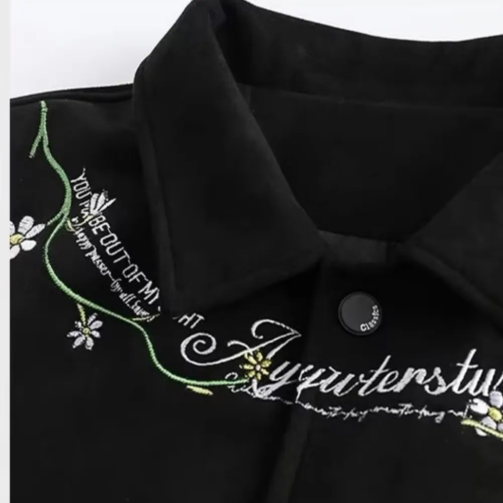 Classic Embroidered Floral Shirt