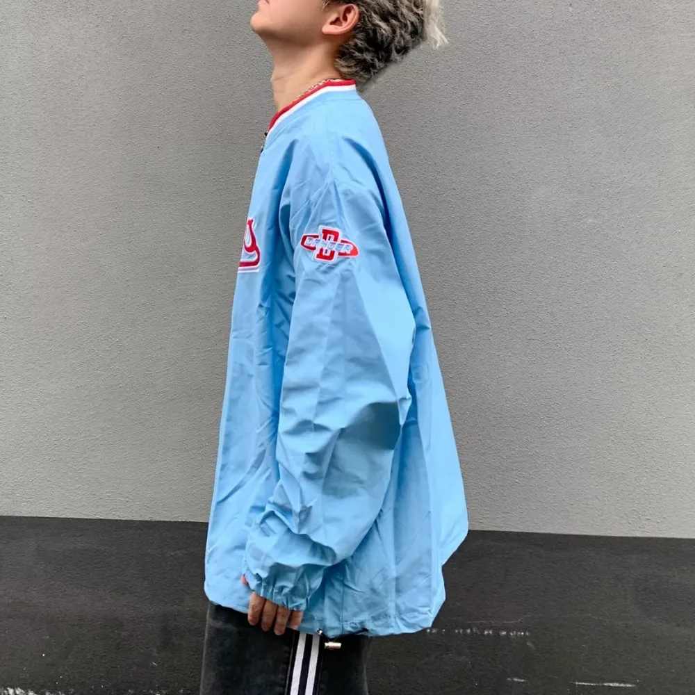 Classic V-neck Patch Embroidered Sweatshirt