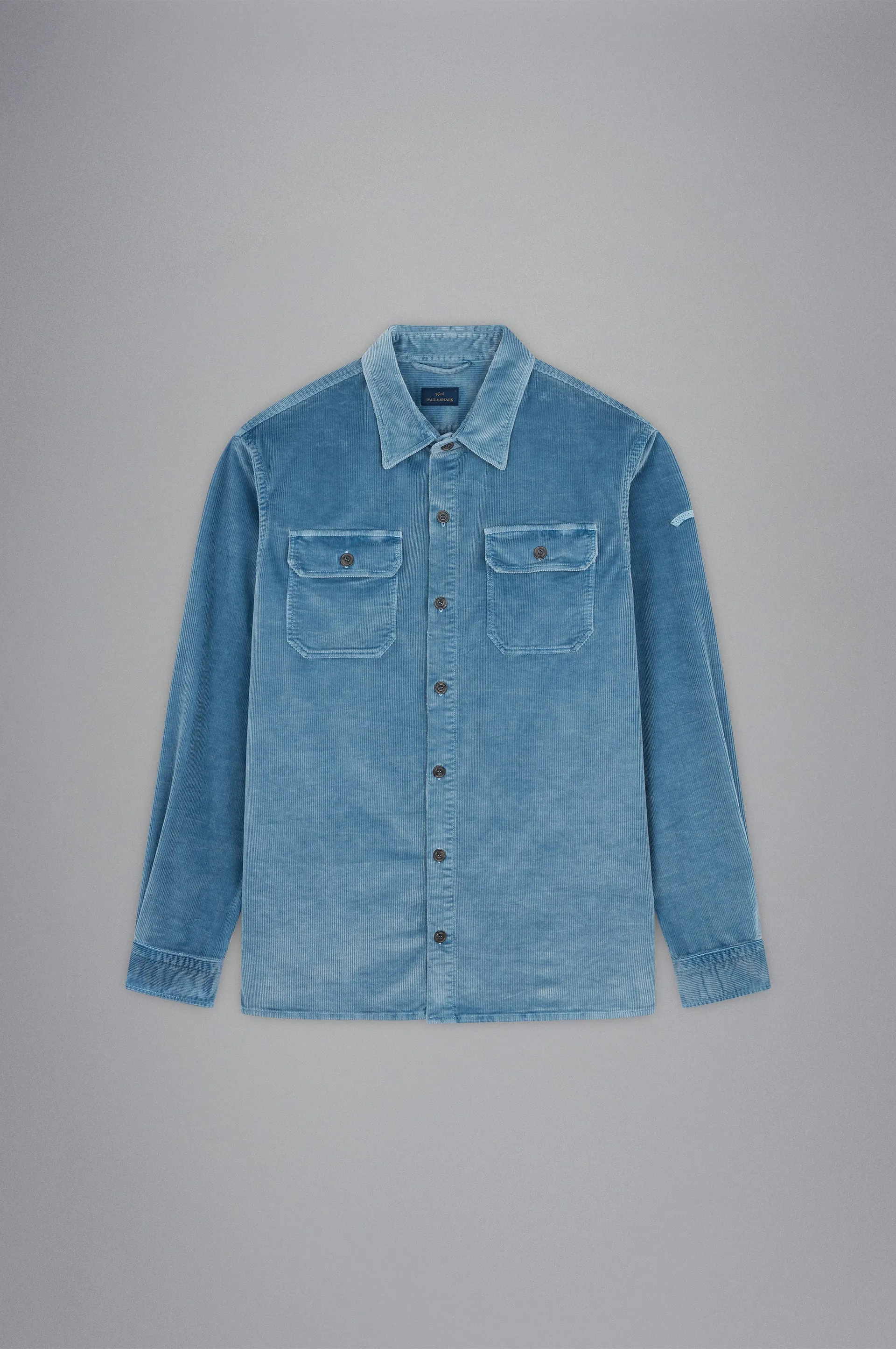 Corduroy Overshirt with Moon Badge