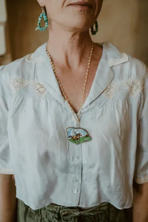 Cowboy vs. Coyote Necklace