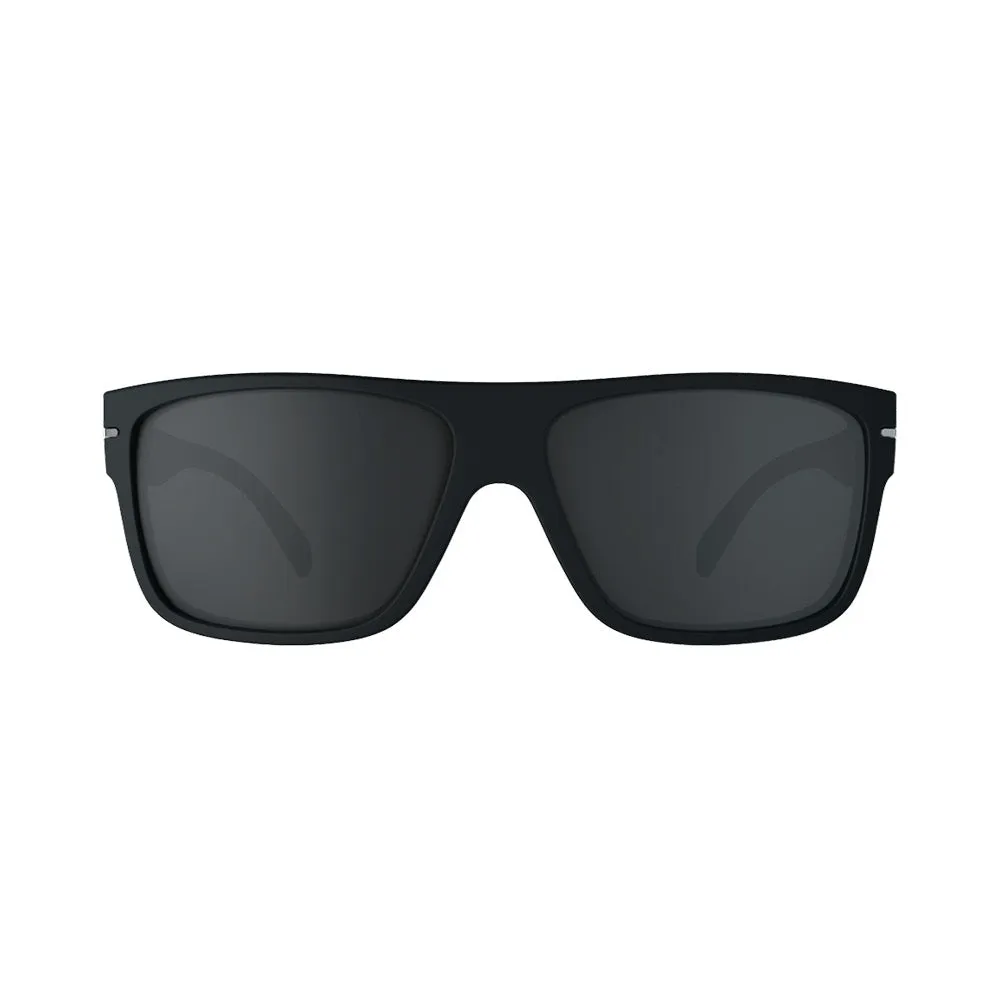 Óculos de Sol HB Would Matte Black/ Gray Polarized Unico