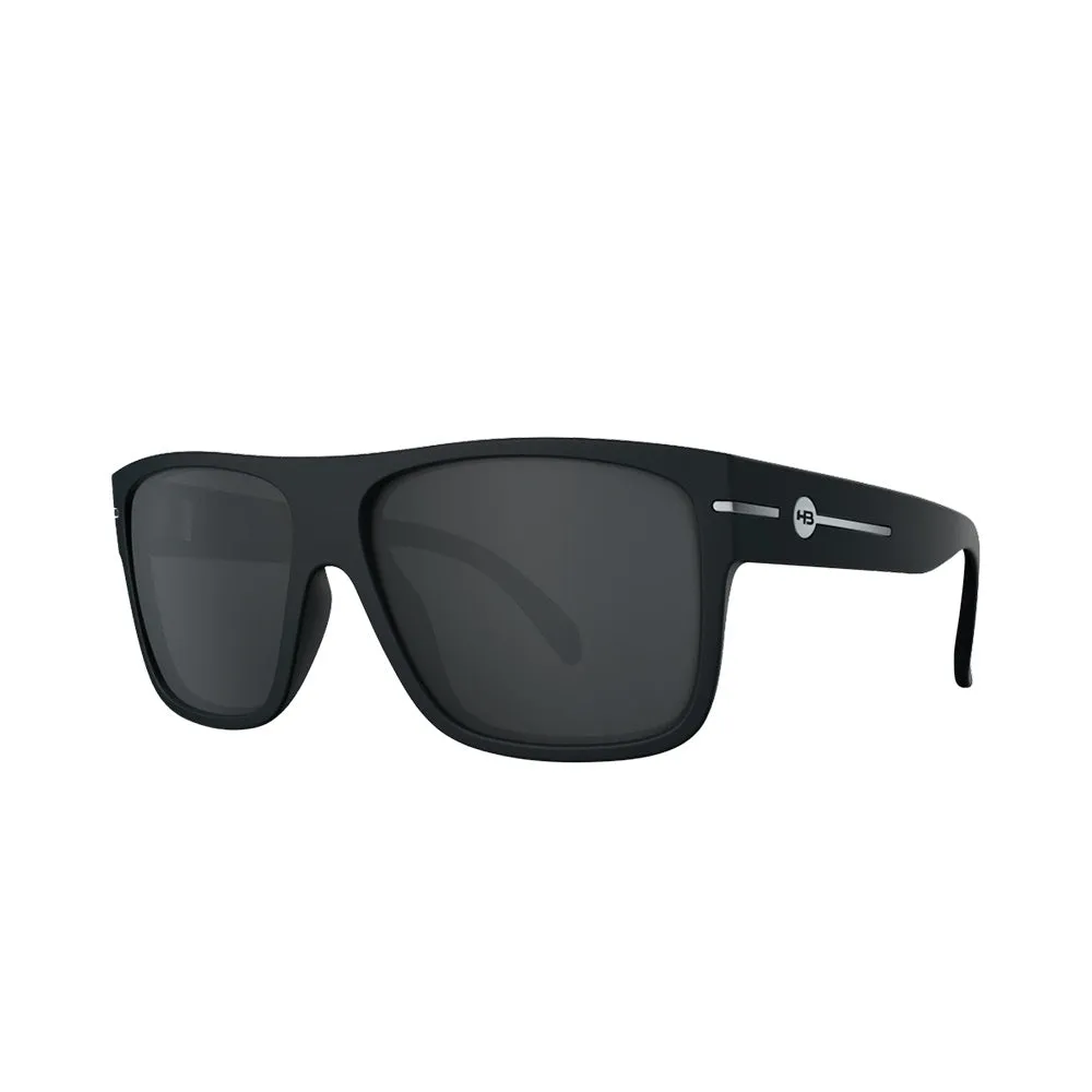 Óculos de Sol HB Would Matte Black/ Gray Polarized Unico