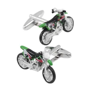 Cycolinks Enamel Motorcross Cuff Links