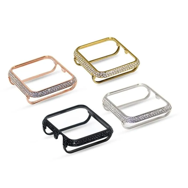 CZ Crystal Stones Case Compatible With Apple Watch