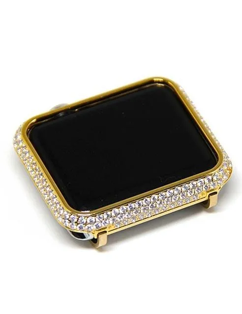 CZ Crystal Stones Case Compatible With Apple Watch