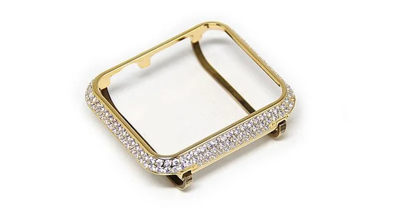 CZ Crystal Stones Case Compatible With Apple Watch