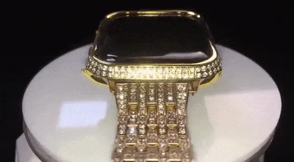 CZ Crystal Stones Case Compatible With Apple Watch