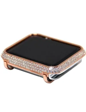 CZ Crystal Stones Case Compatible With Apple Watch
