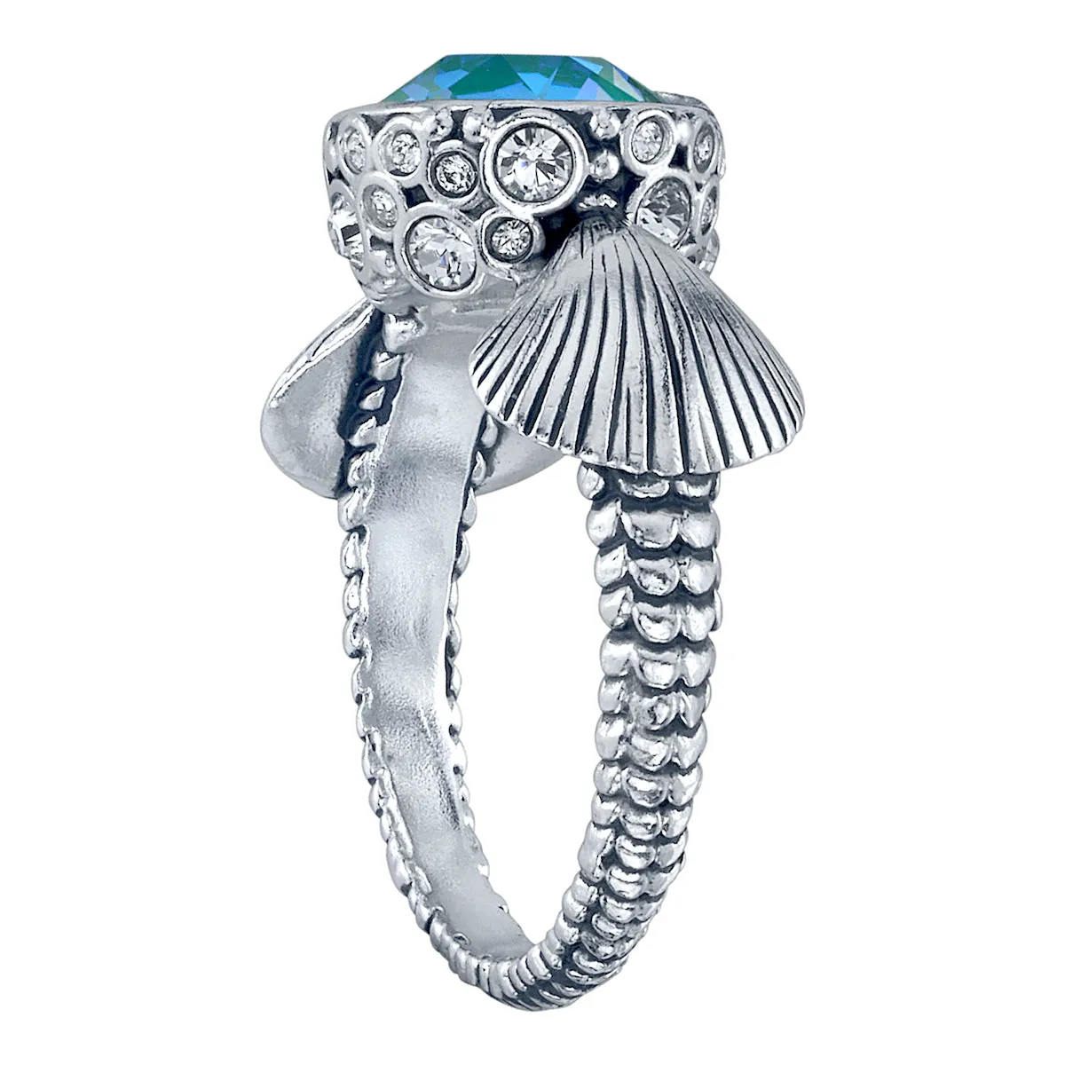 Disney X RockLove THE LITTLE MERMAID Seashell & Bubble Ring