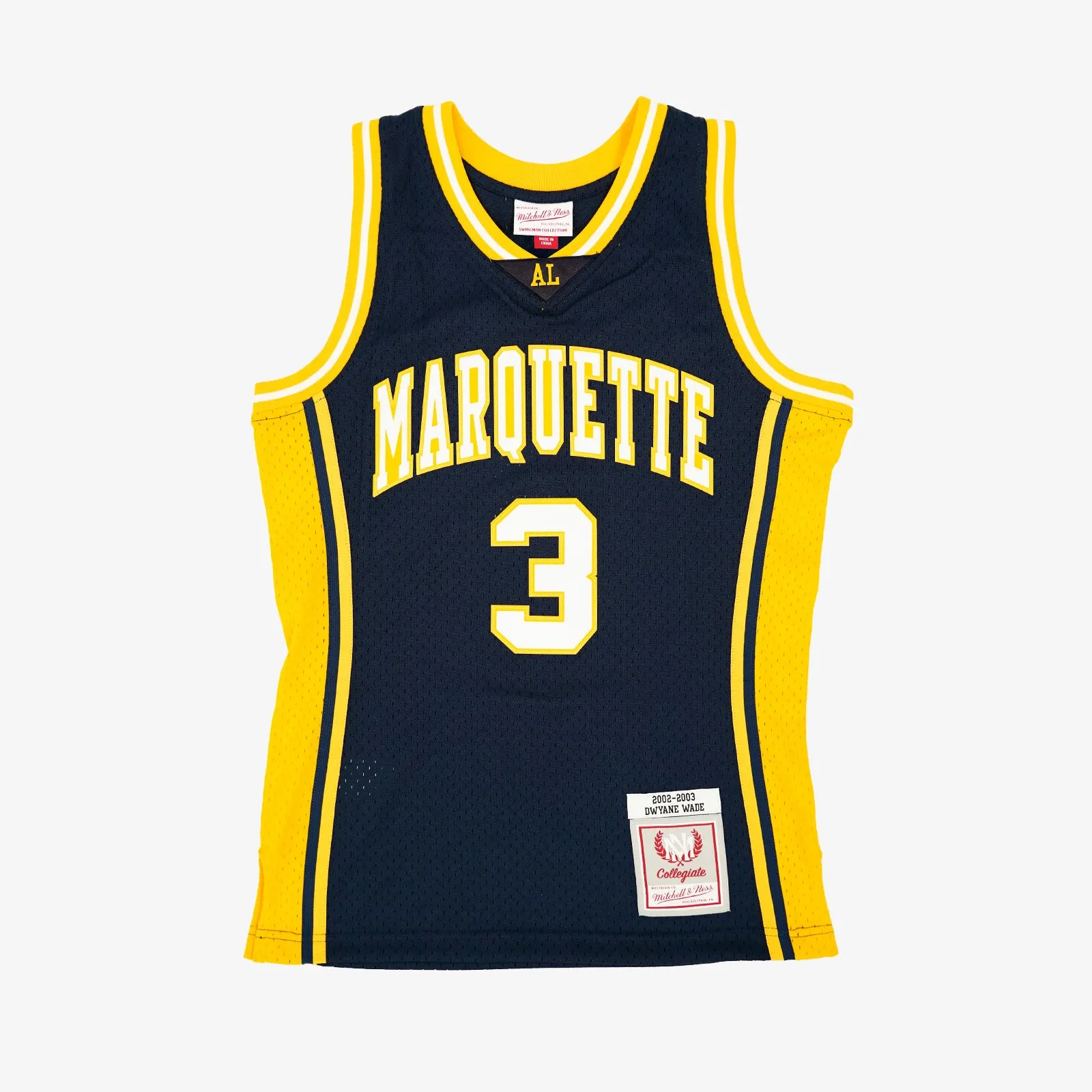 Dwyane Wade Marquette Golden Eagles 02-03 HWC Swingman Jersey - Navy
