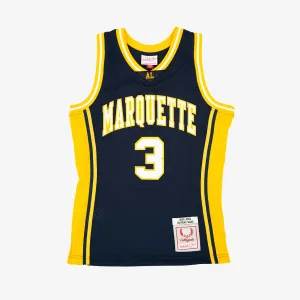 Dwyane Wade Marquette Golden Eagles 02-03 HWC Swingman Jersey - Navy
