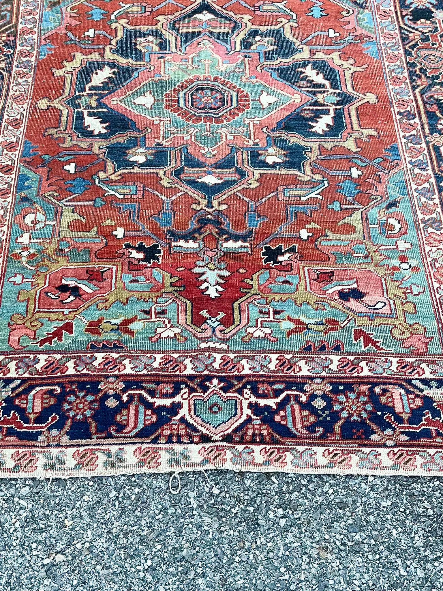 Early 20th Century Heriz Rug - 70" x 55" - ON HOLD