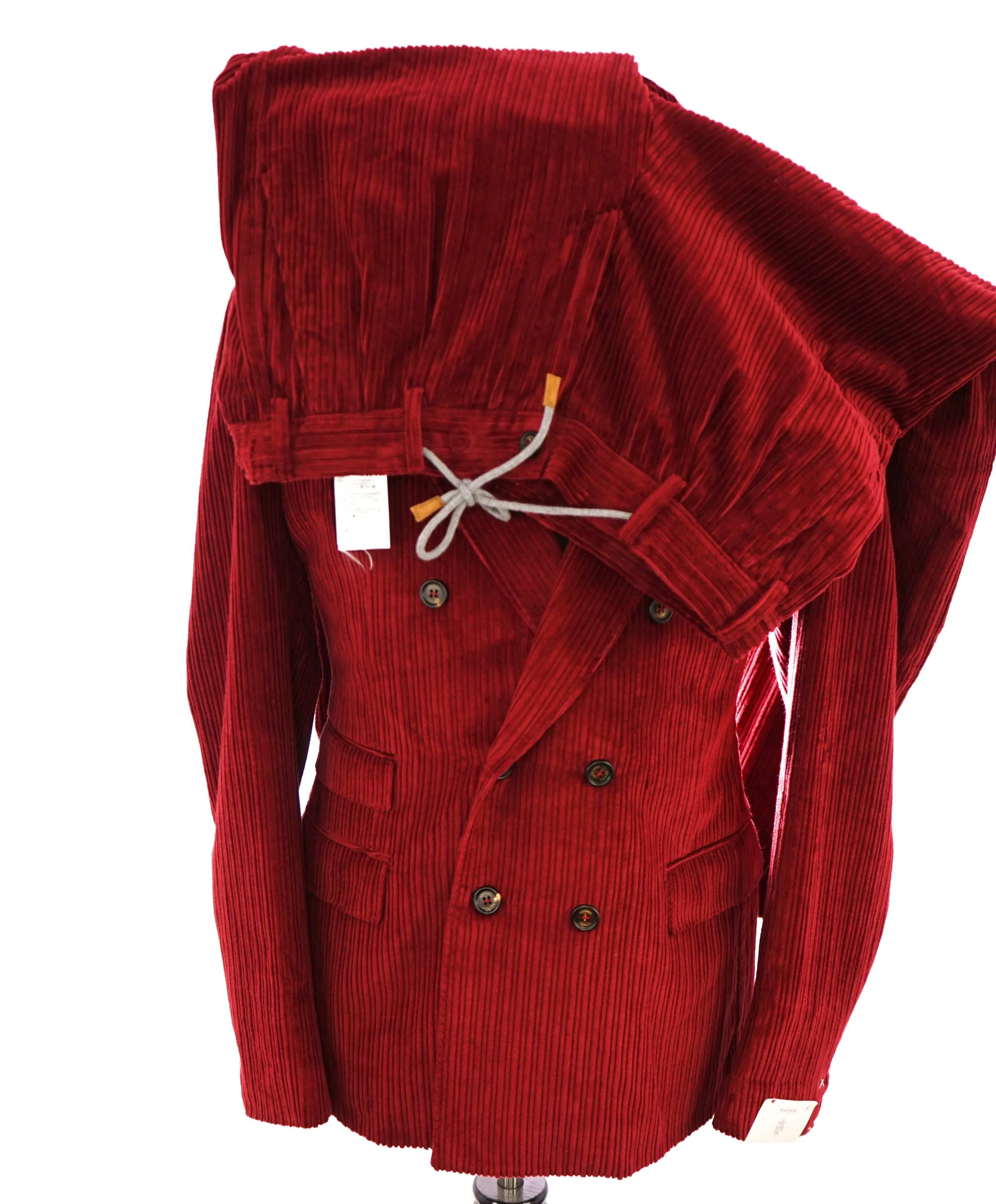 ELEVENTY - By ERMENEGILDO ZEGNA "CASHMERE CORDUROY" Jogger Suit - 42US