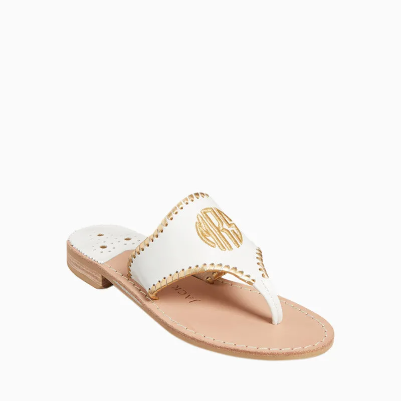 Embroidered "MRS" Sandal