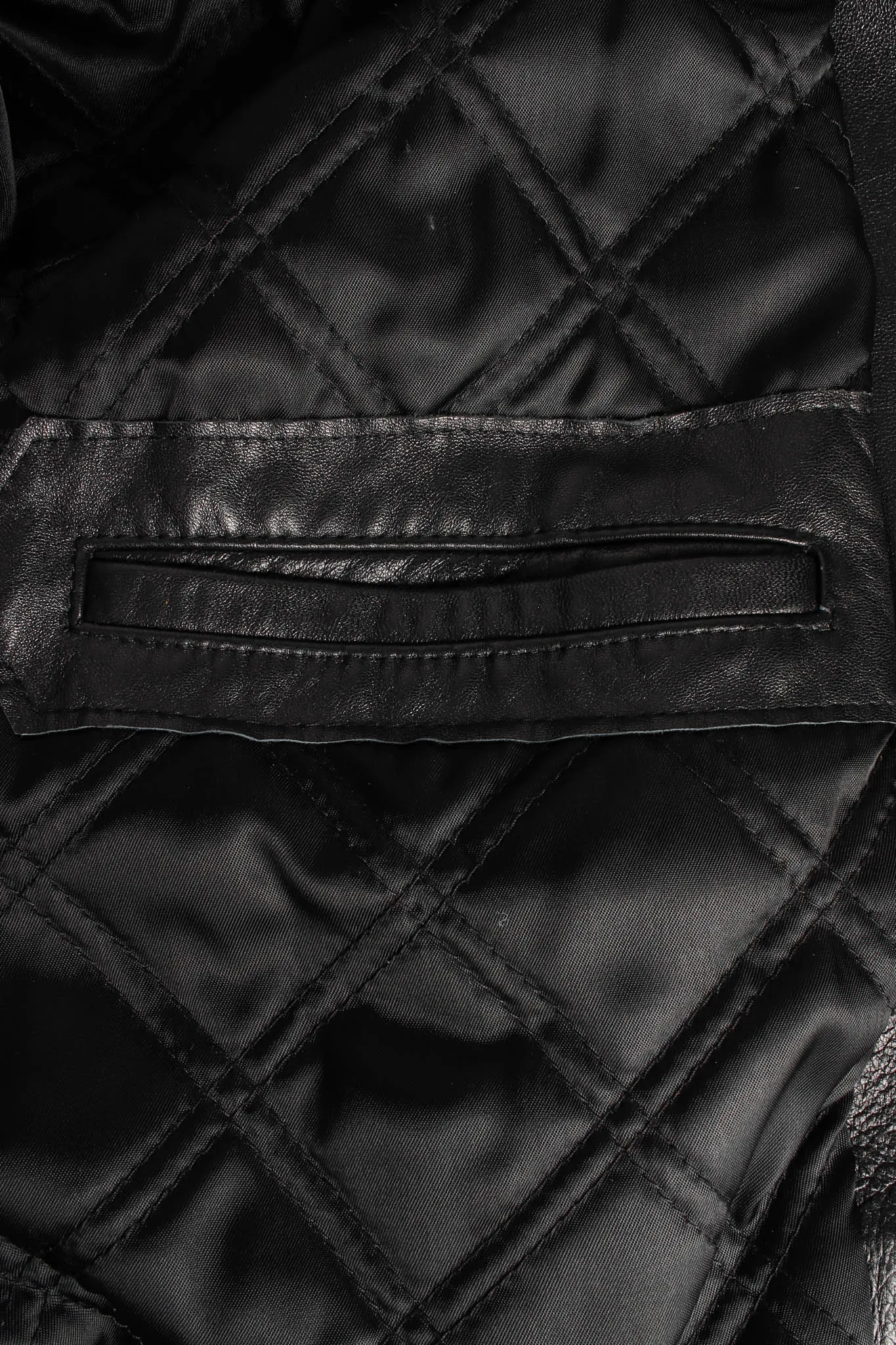 Embroidered Rocker Leather Bomber